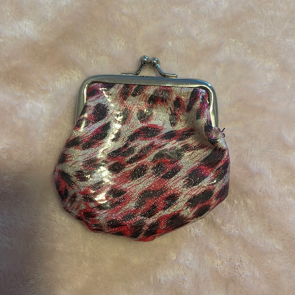 Y2K Leopard Change Purse‎